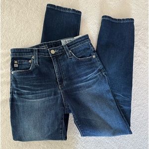 AG Isabelle High-Rise Straight Crop Jean